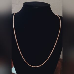 New rose gold sope chain